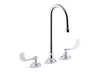 KOHLER K-800T70-5ANA Triton Bowe 0.5 gpm widespread bathroom sink faucet with aerated flow, gooseneck spout and...