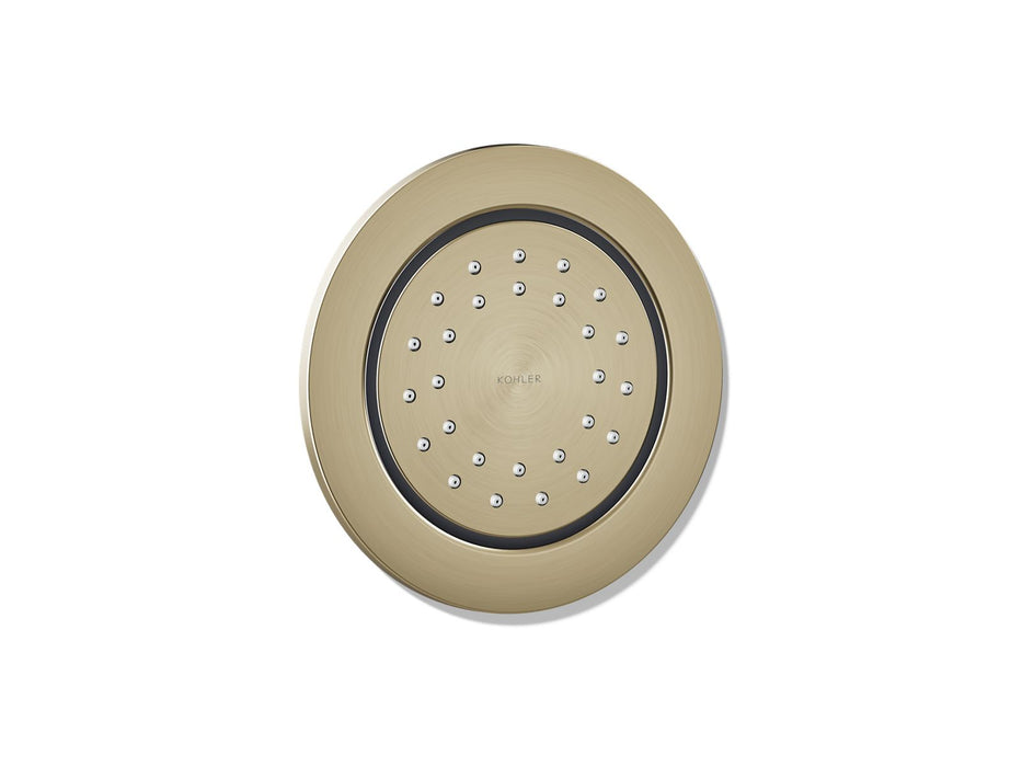 KOHLER K-8013 WaterTile Round 27-nozzle Single-function Body Spray, 2.0 GPM, vibrant brushed bronze