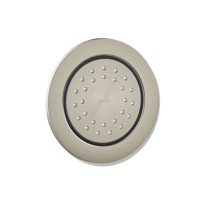 KOHLER K-8013 WaterTile Round 27-nozzle Single-function Body Spray, 2.0 GPM, vibrant brushed nickel - view 5
