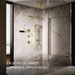 KOHLER K-8014 WaterTile Round 54-nozzle Single-function Body Spray, 2.0 GPM, vibrant brushed moderne brass - view 5