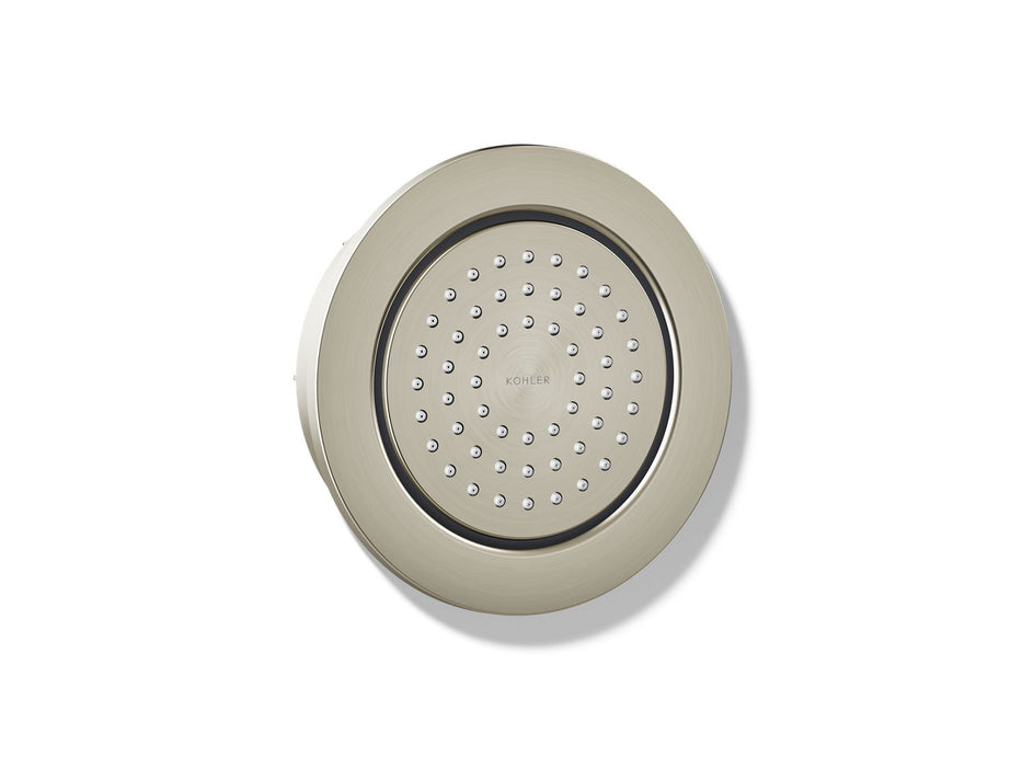 KOHLER K-8014 WaterTile Round 54-nozzle Single-function Body Spray, 2.0 GPM, vibrant brushed nickel