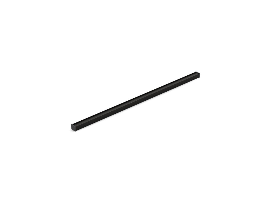KOHLER K-80650 1-1/4" x 36" linear drain grate with tile-in panel, matte black