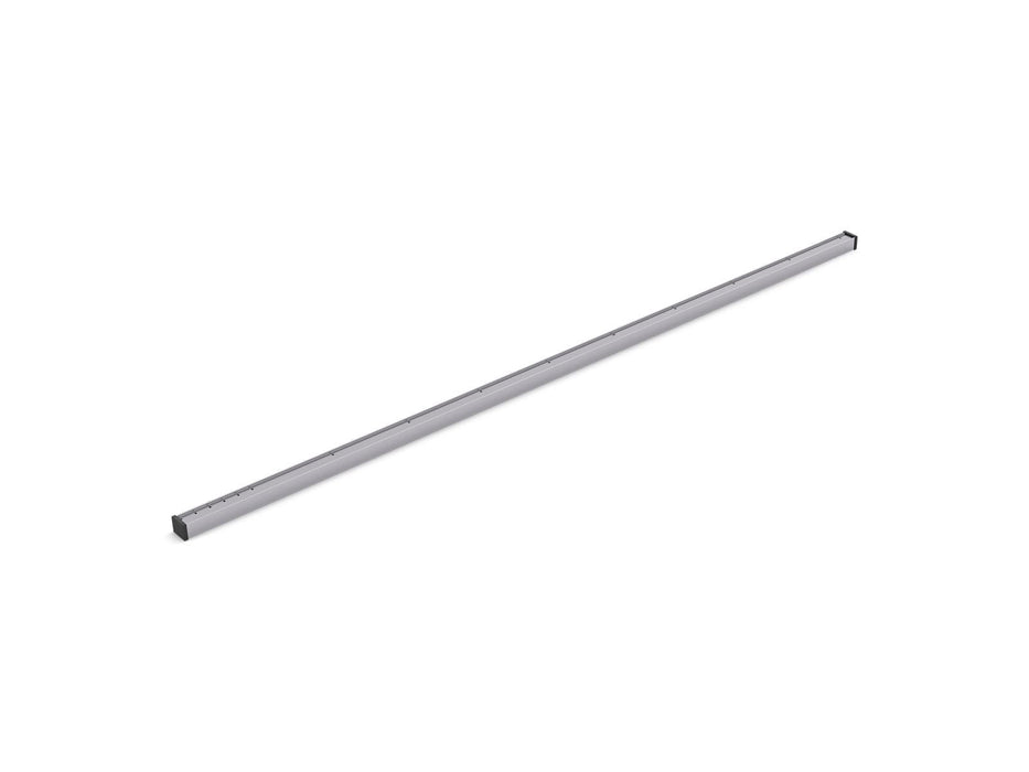 KOHLER K-80652 1-1/4" x 60" linear drain grate with tile-in panel, bright silver