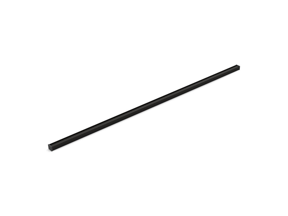 KOHLER K-80652 1-1/4" x 60" linear drain grate with tile-in panel, matte black