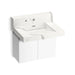 KOHLER K-81024-BPW Constellation 30" wall-mount lavatory system with backsplash, et bianco cal
