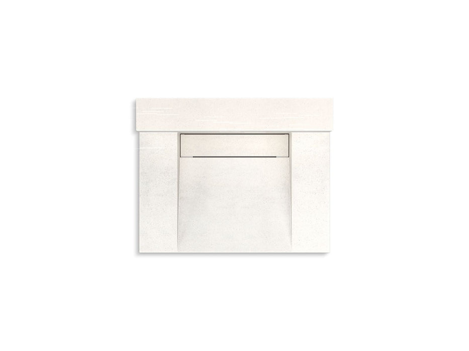 KOHLER K-81024-BSS Constellation 30" wall-mount lavatory system with backsplash, arrow root