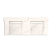 KOHLER K-81025-BSS Constellation 60" wall-mount basin lavatory system with backsplash, et cal gold