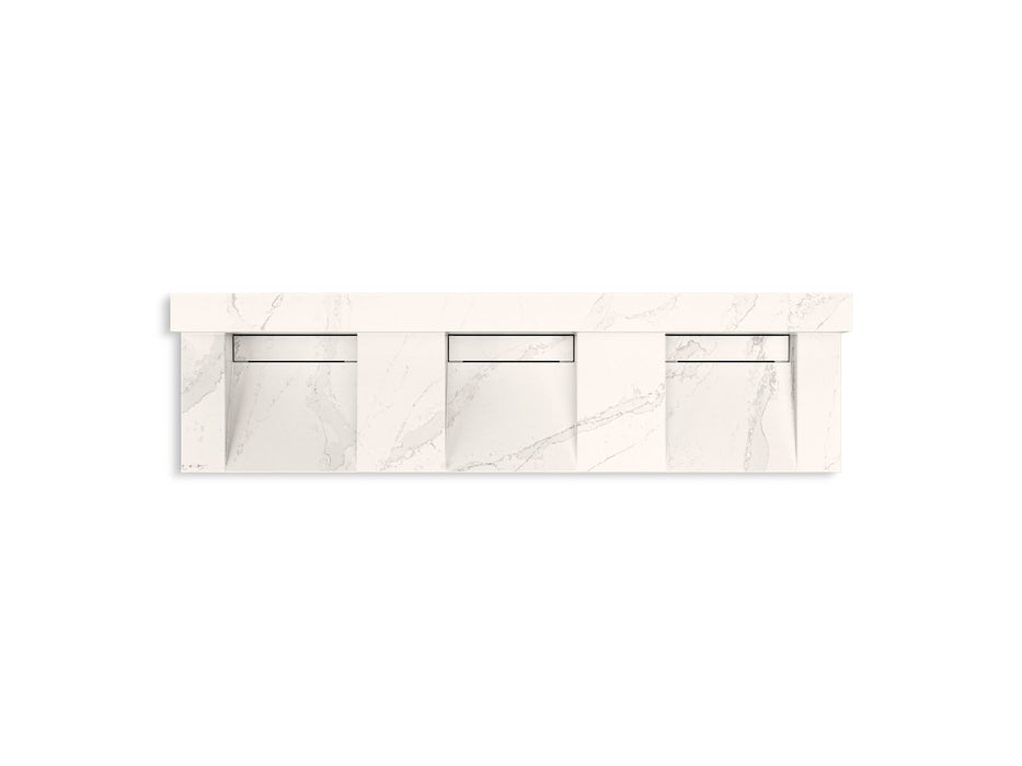 KOHLER K-81026-BPW Constellation 90" wall-mount basin lavatory system with backsplash, et cal gold - view 2