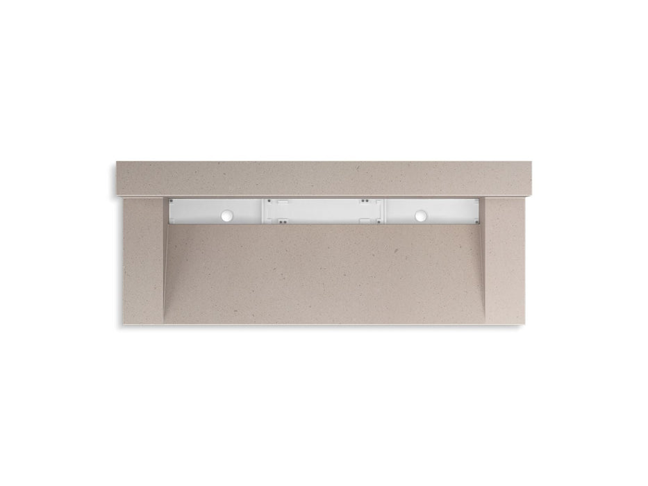 KOHLER K-81027-BSS Constellation 60" wall-mount trough lavatory system with backsplash, canvas