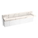 KOHLER K-81028-BPW Constellation 90" wall-mount trough lavatory system with backsplash, et cal gold
