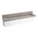KOHLER K-81028-BPW Constellation 90" wall-mount trough lavatory system with backsplash, neutral concrete