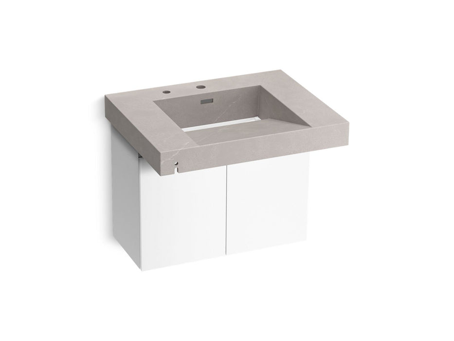 KOHLER K-81029-BPW Constellation 30" wall-mount lavatory system, desertsilver