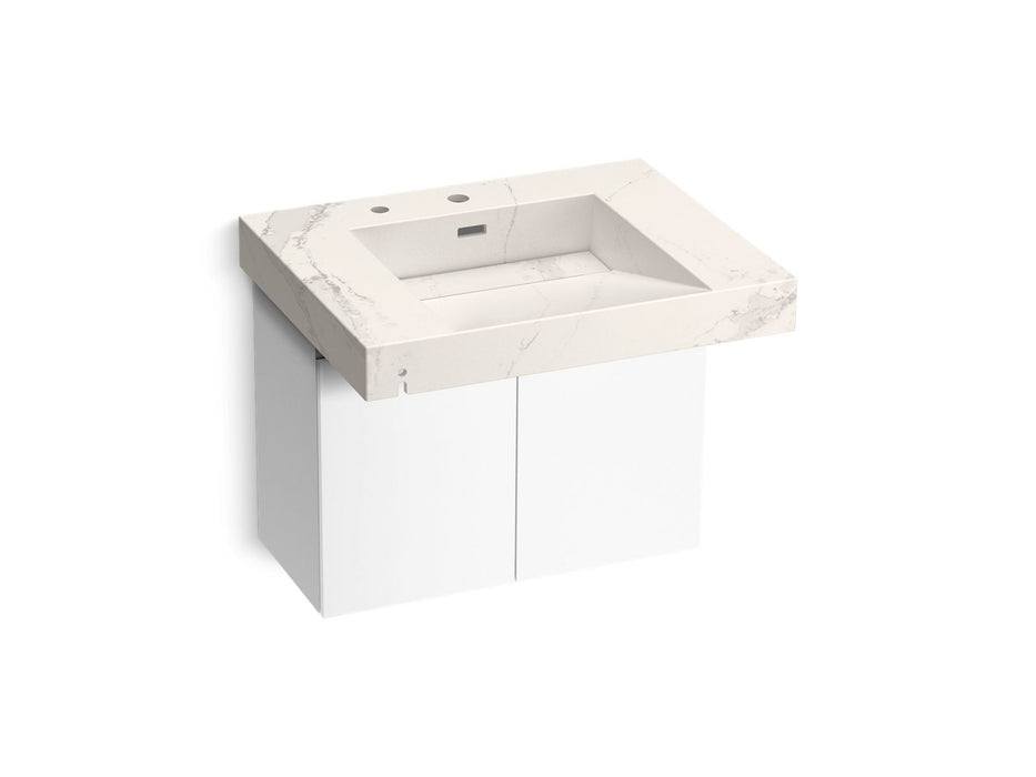 KOHLER K-81029-BPW Constellation 30" wall-mount lavatory system, et cal gold