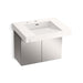 KOHLER K-81029-BSS Constellation 30" wall-mount lavatory system, designer white