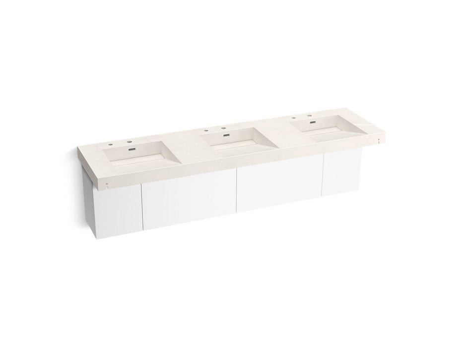 KOHLER K-81031-BPW Constellation 90" wall-mount basin lavatory system, arrow root