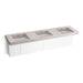 KOHLER K-81031-BPW Constellation 90" wall-mount basin lavatory system, desertsilver
