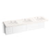 KOHLER K-81031-BPW Constellation 90" wall-mount basin lavatory system, designer white