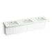 KOHLER K-81031-BPW Constellation 90" wall-mount basin lavatory system, miami white
