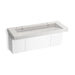 KOHLER K-81032-BPW Constellation 60" wall-mount trough lavatory system, pearl jasmine