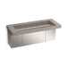 KOHLER K-81032-BSS Constellation 60" wall-mount trough lavatory system, concrete