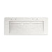 KOHLER K-81032-BSS Constellation 60" wall-mount trough lavatory system, pearl jasmine
