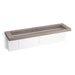 KOHLER K-81033-BPW Constellation 90" wall-mount trough lavatory system, concrete