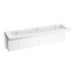 KOHLER K-81033-BPW Constellation 90" wall-mount trough lavatory system, miami white