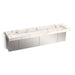 KOHLER K-81033-BSS Constellation 90" wall-mount trough lavatory system, et cal gold