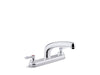 KOHLER K-810T20-4AHA Triton Bowe 1.5 gpm kitchen sink faucet with 8-3/16" swing spout, aerated flow and lever handles,...