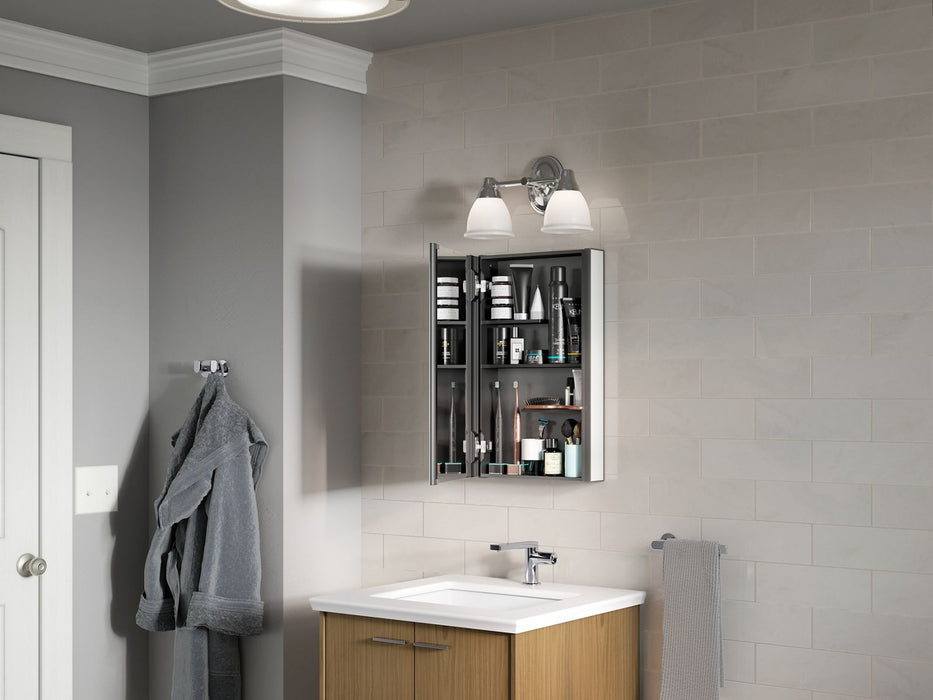 KOHLER K-81144 Maxstow 15" W x 24" H medicine cabinet, dark anodized aluminum - view 3