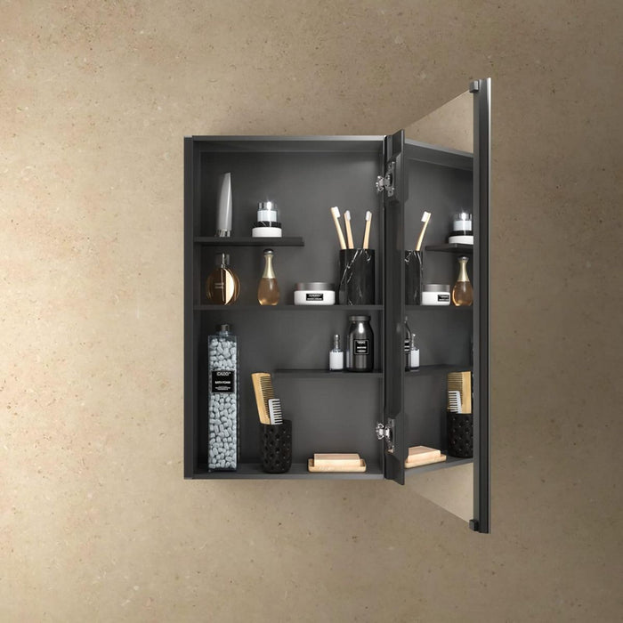 KOHLER K-81144 Maxstow 15" W x 24" H medicine cabinet, dark anodized aluminum - view 4