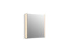 KOHLER K-81145-SLE Maxstow 22" x 24" lighted medicine cabinet, dark anodized aluminum