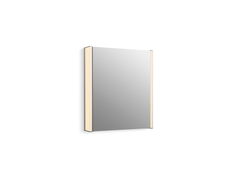 KOHLER K-81145-SLE Maxstow 22" x 24" lighted medicine cabinet, dark anodized aluminum