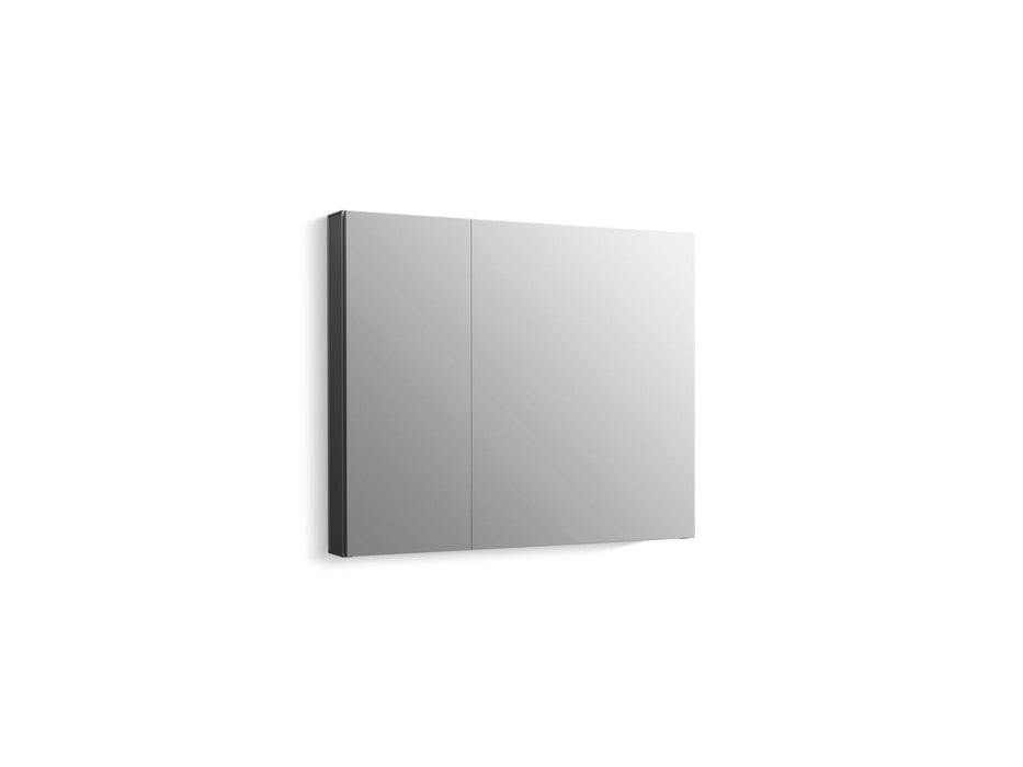 KOHLER K-81146 Maxstow 30" W x 24" H medicine cabinet, dark anodized aluminum