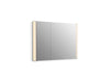 KOHLER K-81146-SLE Maxstow 32" x 24" lighted medicine cabinet, dark anodized aluminum