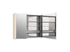 KOHLER K-81146-SLE Maxstow 32" x 24" lighted medicine cabinet, dark anodized aluminum - view 2