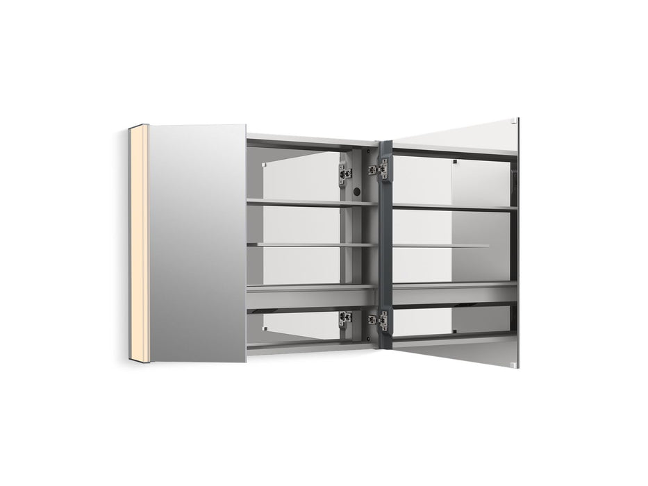 KOHLER K-81146-SLE Maxstow 32" x 24" lighted medicine cabinet, dark anodized aluminum - view 2