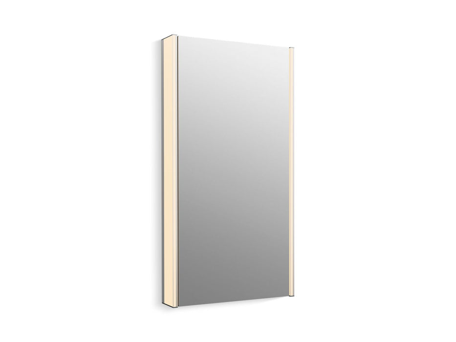 KOHLER K-81148-SLE Maxstow 22" x 40" lighted medicine cabinet, dark anodized aluminum
