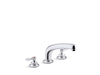KOHLER K-815T20-4AHA Triton Bowe 1.5 gpm kitchen sink faucet with 8-3/16" swing spout, aerated flow and lever handles,...
