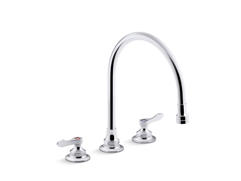 KOHLER K-815T70-4AHA Triton Bowe 1.5 gpm kitchen sink faucet with 9-5/16" gooseneck spout, aerated flow and lever...