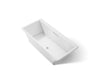 KOHLER K-817-0 Rêve K-817 Reve 67" x 31-1/2" Drop-in/undermount Bath, white