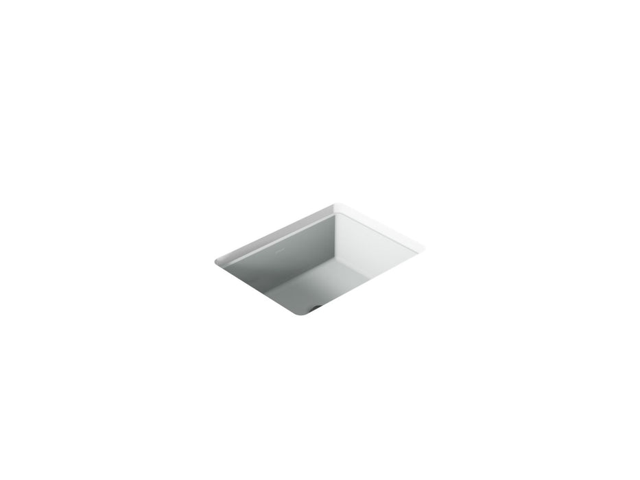 KOHLER K-8189 Verticyl 17" rectangular undermount bathroom sink, ice grey