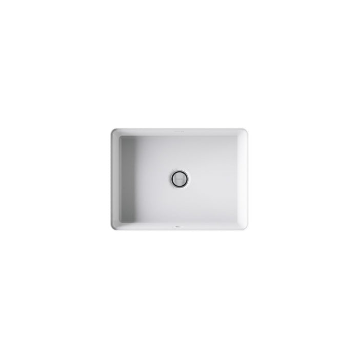 KOHLER K-8189 Verticyl 17" rectangular undermount bathroom sink, white - view 2