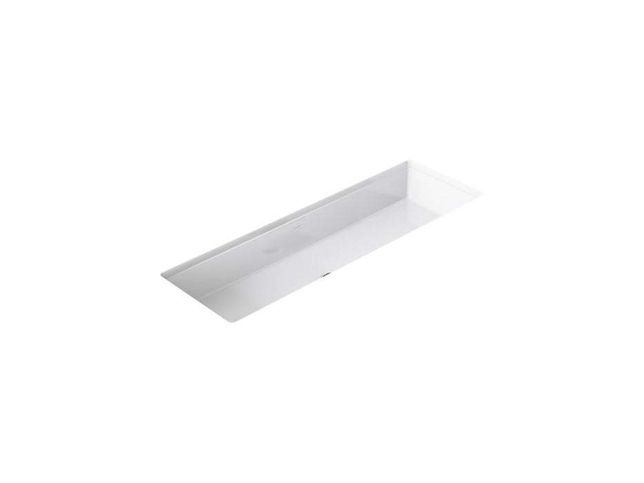 KOHLER K-8192-0 Verticyl 42-1/2" Rectangular Undermount Bathroom Sink, white