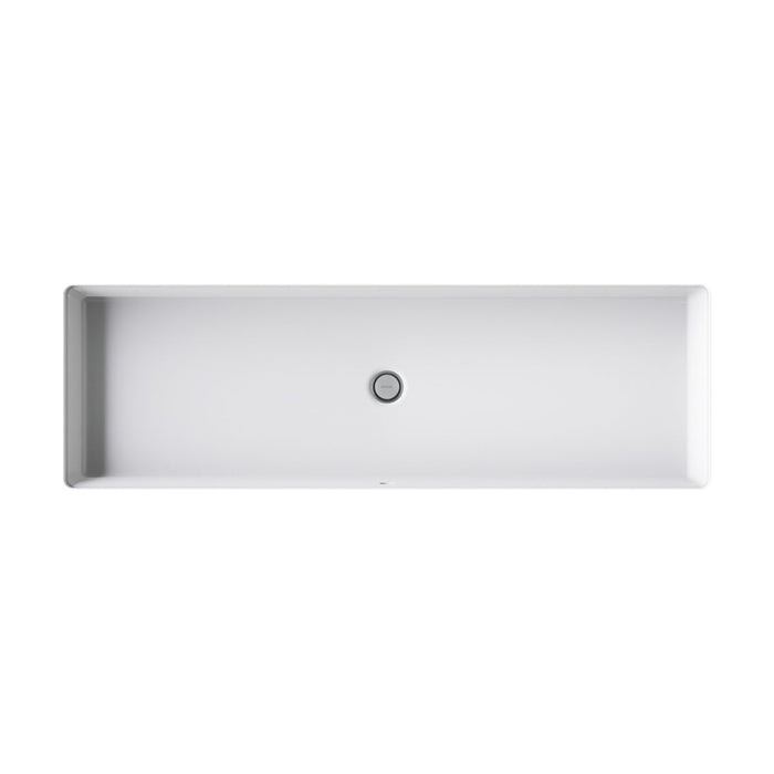 KOHLER K-8192-0 Verticyl 42-1/2" Rectangular Undermount Bathroom Sink, white - view 3