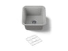 KOHLER K-8223 Cairn 15-1/2" undermount bar sink, matte grey
