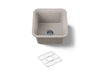 KOHLER K-8223 Cairn 15-1/2" undermount bar sink, matte taupe