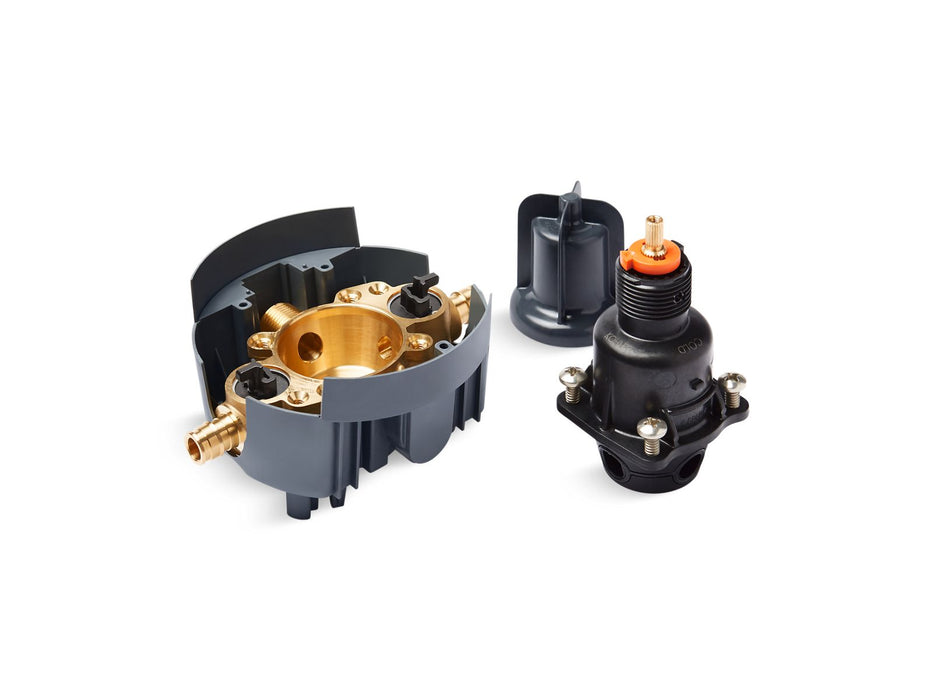 KOHLER K-8304-US Rite-Temp Pressure-balancing valve body and cartridge kit with service stops and PEX expansion...