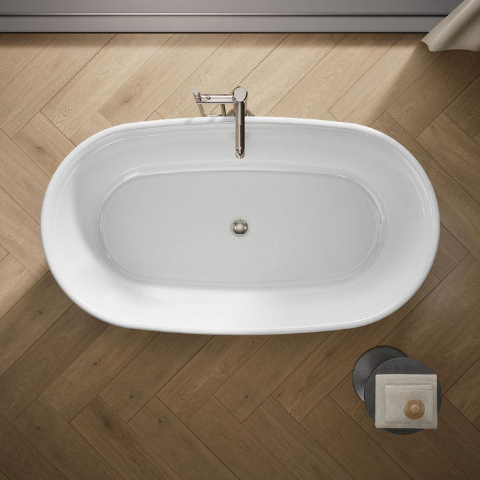 KOHLER K-8333-0 K-8333 Memoirs 66-1/4" x 36-1/2" Freestanding Bath, white - view 5