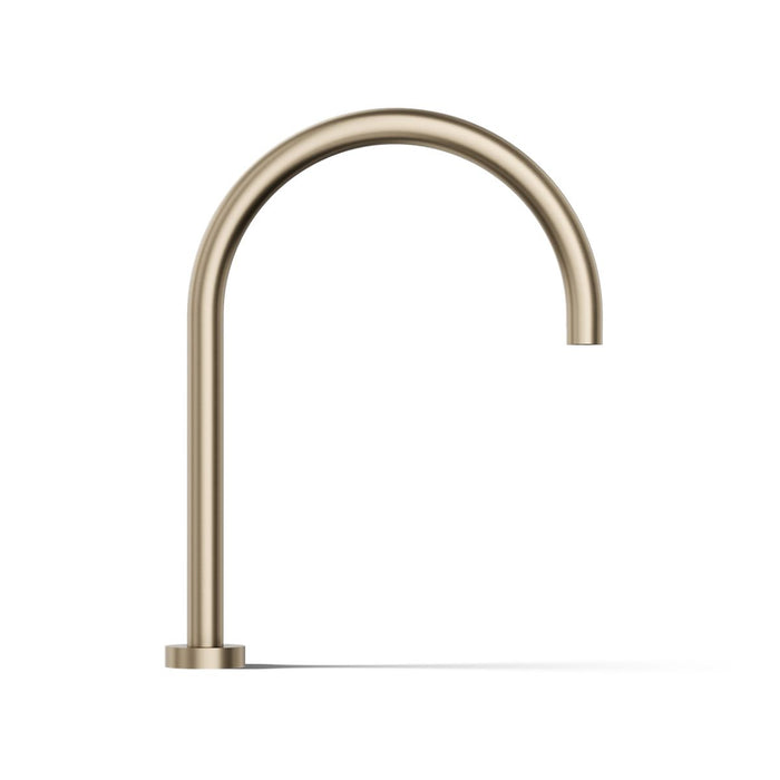 KOHLER K-8360 Laminar deck-mount non-diverter bath spout, vibrant brushed bronze - view 4